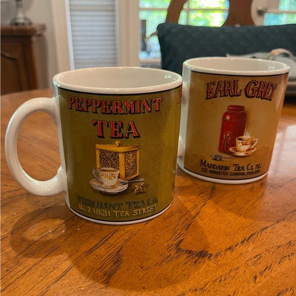 Vintage Oneida Tea mug set. EUC! Set of 2. Can be for coffee if you are a rebel! - Picture 1 of 11